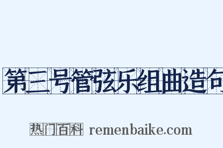 第三号管弦乐组曲造句是什么意思的图片